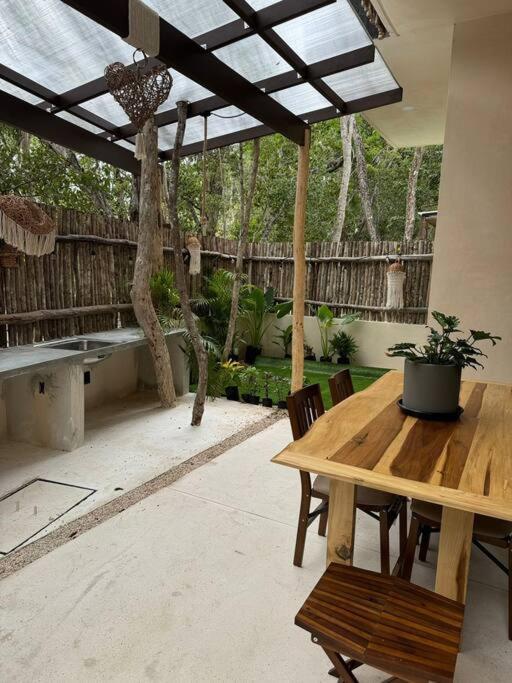 Departamento De Lujo En Tulum, Alberca Privada, Aldea Zama Apartment Exterior photo