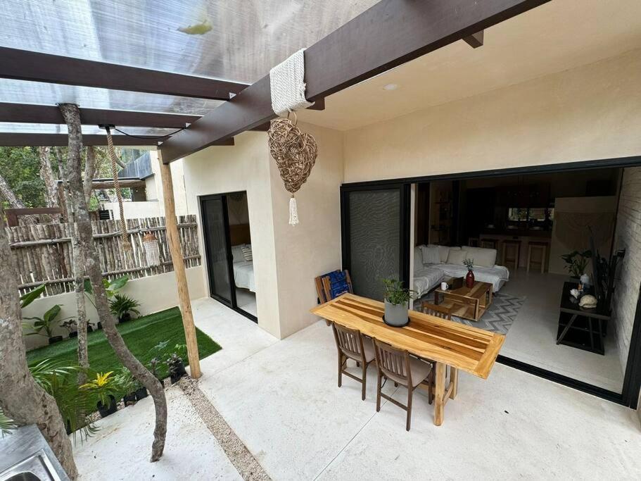 Departamento De Lujo En Tulum, Alberca Privada, Aldea Zama Apartment Exterior photo